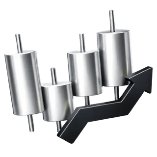 3D icon of a candlestick trading chart on the Vestrode about page