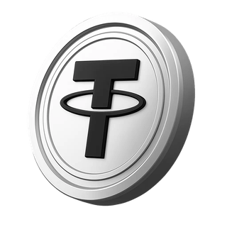 Account details area featuring a Tether USDT coin
